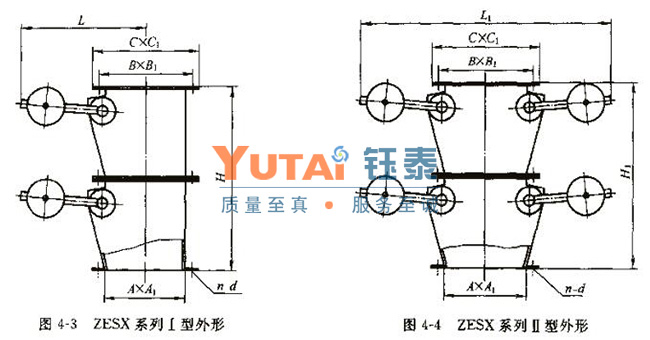 双门垂锤翻板阀