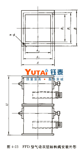 FFD气动翻板阀 FFD气动翻板阀